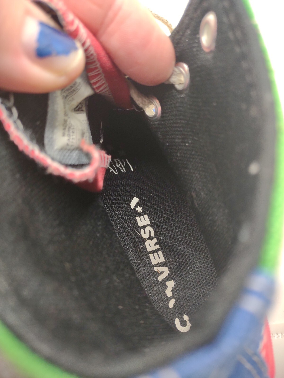 Converse Patchwork Color blocking High Top Multic… - image 7