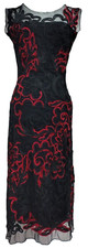 Phase Eight midi occasion dress 14 wedding party tapework cocktail event races