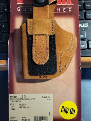 Model 6D - 9A Bianchi Holster 3'' Medium Auto Deluxe Waistband Holster
