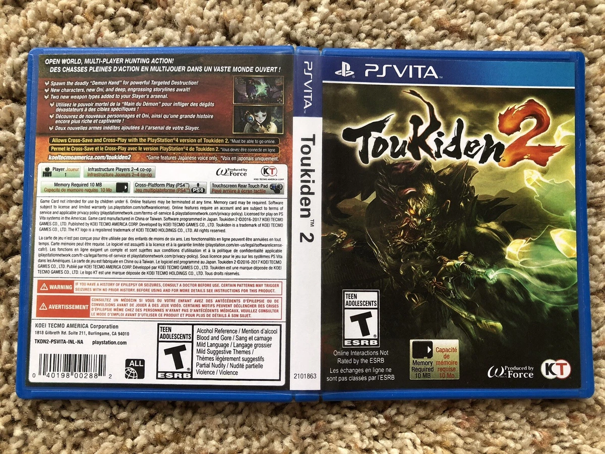 Toukiden 2 best sale ps vita