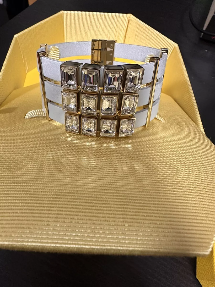 Swarovski leather Bracelet eBay
