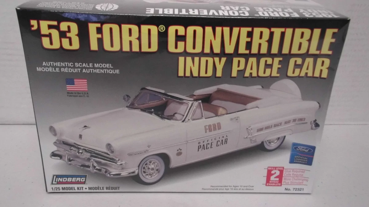 LINDBERG 1953 FORD VICTORIA!!! 1/25 SCALE MODEL CAR KIT!!! NEW IN THE PACKAGE
