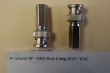 Used Amphenol RF - BNC Male Crimp-RG59 RG62 