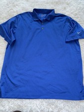 Nike Golf Tour Performance Men  s Sz. XXL Classic Blue Polo.