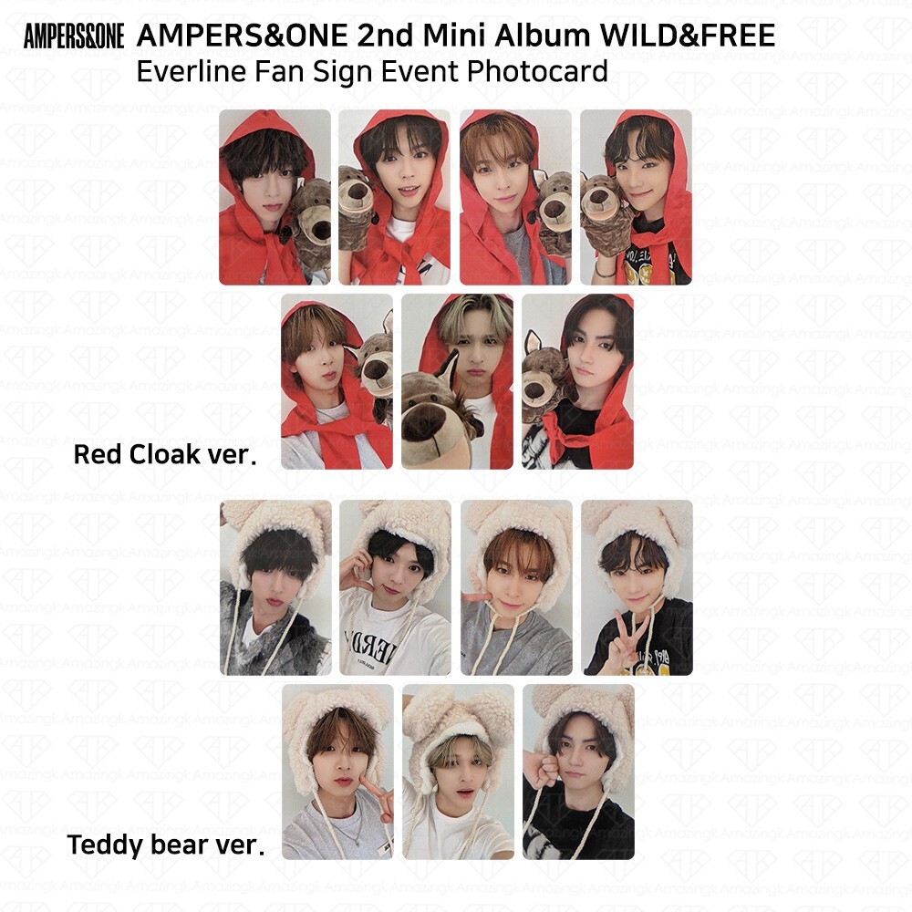 AMPERS&ONE The 2nd Mini Album WILD&FREE Everline Fan Sign Event