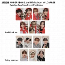 AMPERS&ONE The 2nd Mini Album WILD&FREE Everline Fan Sign Event Photocard KPOP