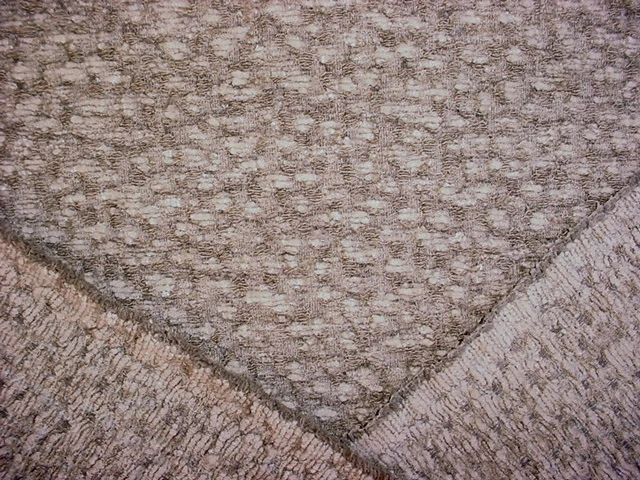 Tela de tapicería de chenilla texturizada gris topo 1-3/4Y Donghia DG-10350 pellizco Foto 4 de 4