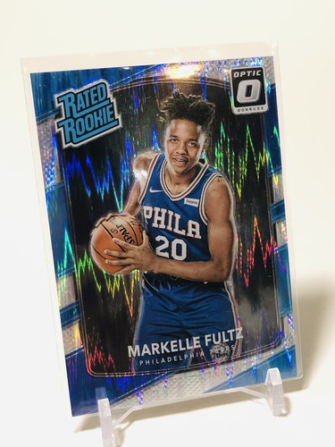 2017-18 Donruss Optic MARKELLE FULTZ Shock Prizm Rated Rookie - Picture 3 of 5