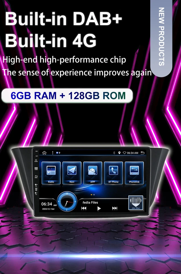 Für Iveco Daily 2014-2022 Autoradio Android 14 Navi GPS Car Play DAB+ QLED 128GB - Bild 3 von 4