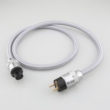 OFC HiFi Audio Power Cable US EU UK Schuko AC Gaming PC Main Supply Cord