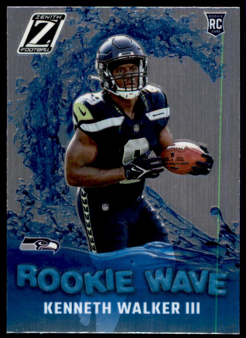 2022 Panini Zenith Rookie Wave Kenneth Walker III RC Seattle Seahawks #RW-KW