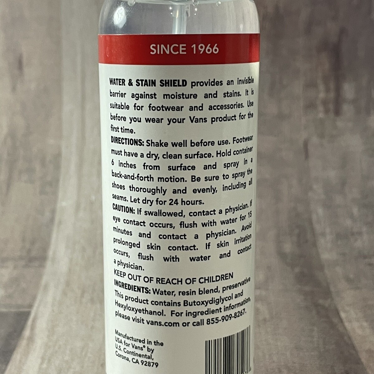 Vans Water Vans Spray Cleaner Vans “Off The Wall” Water And Stain