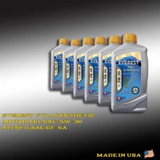 Everest BEST CHOICE Full Synthetic SAE 5W-30 API SP ILSAC GF-6A 1 quart /6 pack