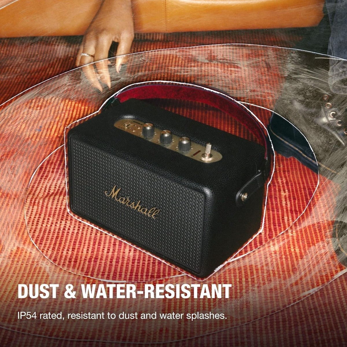 Marshall Kilburn III Portable Bluetooth Water Resistant Speaker