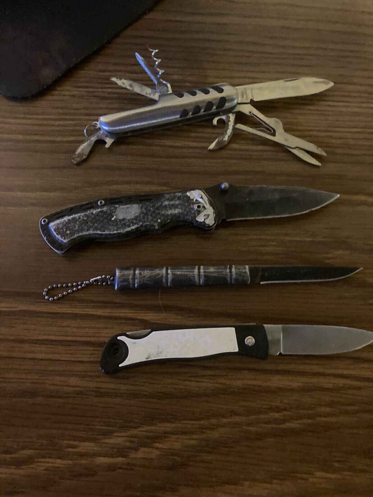 four used pocket knives eBay