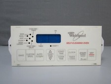 A1 Whirlpool Range Control Board w/ Biscuit Overlay TESTED GOOD  6610288 ASMN