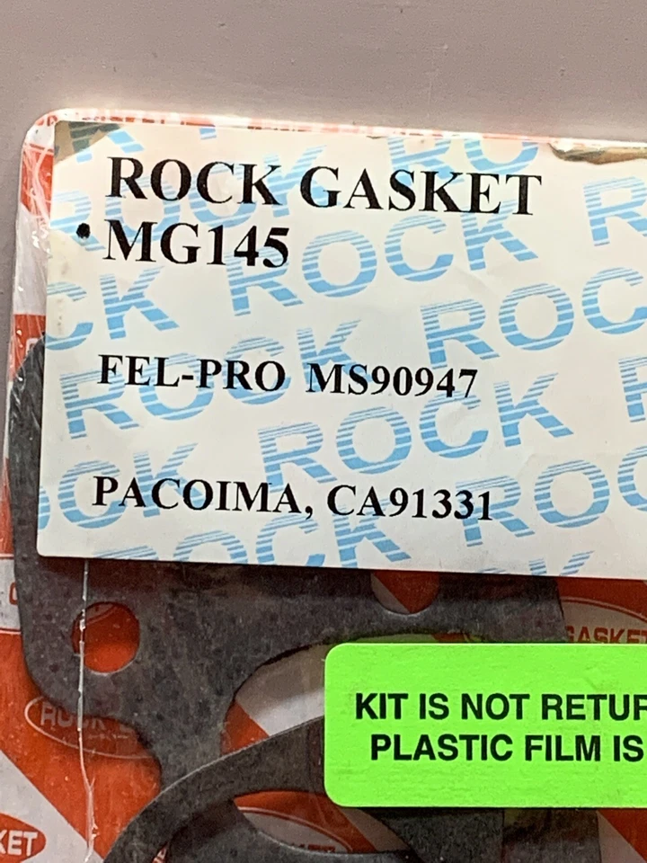 DNJ MG145 Fuel Injection Plenum Gasket Fits vehicles listed on the chart below - Image 2 of 4