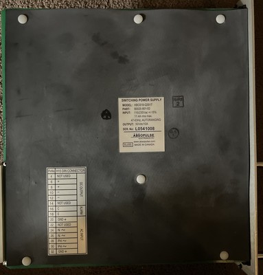 ABSOPULSE  HBC619Q3017 Switching Power Supply Part#80025-901-02  (New Old Stock)