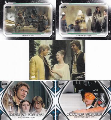 2019 Star Wars Skywalker Saga Complete Base Set (100 Cards) + Path Of Jedi Set