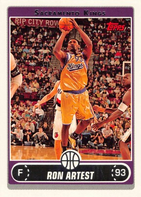2006-07 Topps - #187 Metta World Peace Basketball NBA