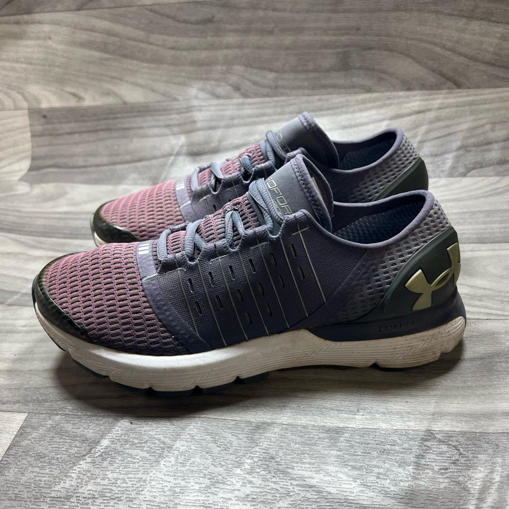 Under Armour Womens Speedform Gemini 3 Running Shoes Purple 1285482-962 Mesh 10M thumbnail 5