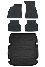 Gummi Kofferraumwanne Fußmatten für Audi A7 II C8 2018- Set Passform Matten