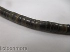 VINTAGE NAVAJO INDIAN STACKED BROWN SHELL HEISHE TURQUOISE FETISH NECKLACE — photo 10