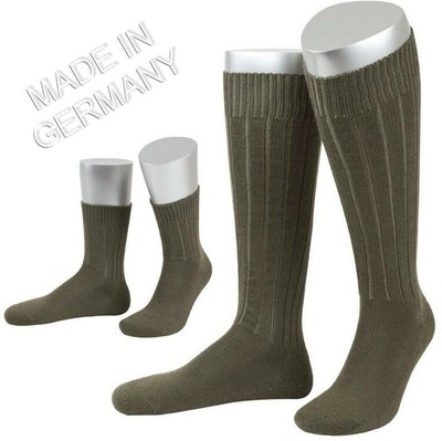Plüschsohle Bundeswehr Socken orig. BW oliv   Strümpfe/Kniestrümpfe kurz & lang 