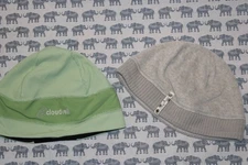 CLOUDVEIL & LOLE Beanie One Size Knit Cap Hat ~ sky blue/ purple