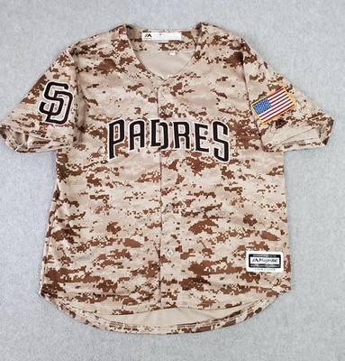 San Diego Padres MLB Tatis Jr #23 Jersey Majestic Cool Base Camo
