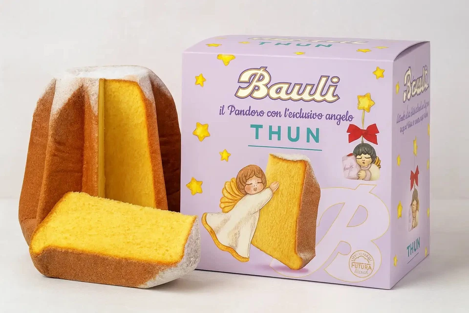 Bauli Pandoro Classico 700g con Esclusivo Angelo Thun Idea Regalo Natalizia - Imagen 4 de 4