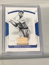 2018 National Treasures Eddie Stanky Game Used Bat Relic Card #39/49 