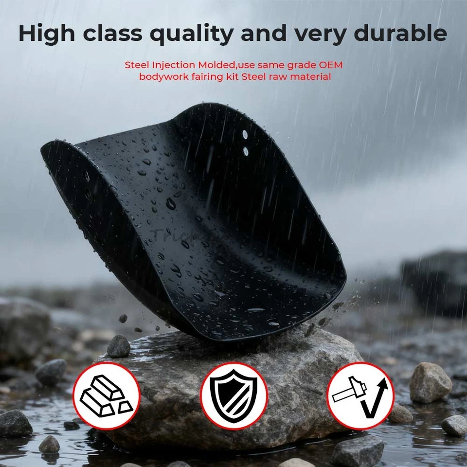 Guardabarros trasero negro mate para Harley Bobber Sportster 883 1200 48 72 XL Foto 2 de 4