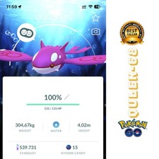 PoKéMon Go -  Shiny Kyogre BG 100% + Groudon 100% -all shiny can trade - P"T C.