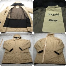 Bugatti GoreTex Jacket Mens Large Beige Pocke...