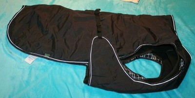   Hunter Hundemantel Uppsala schwarz Sommer + Winter  » 2 in 1 «   75 cm  