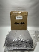 Biloban 2 Pack Hospital Bed Sheets 36x84 Twin RV Fitted Gray