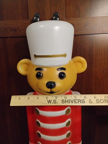 1998 VTG Don Featherstone Bear Soldier Blow Mold Excellent Condition - Picture 9 of 10