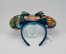 Disneyland Half Marathon 2025 Mouse Ears & Bow Headband NWT