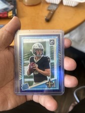 2025 Panini Donruss Optic-Rated Rookie Tyler Shough #223 Purple Shock Prizm (RC)