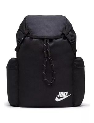Nike Sportswear Heritage Backpack Black School Travel Drawstring Gym  DV3049-010