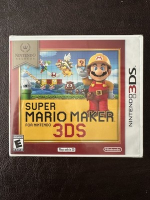 Super Mario Maker 3DS (Nintendo 3DS, 2015) Brand New Factory Sealed