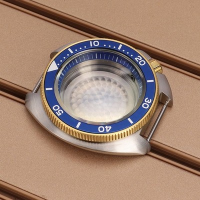 20ATM Steel 44mm Watch Case For Modify turtle skx Mod For Seiko NH35 34 NH36 38