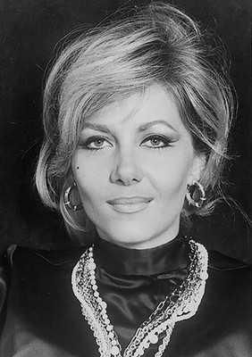 Ingrid Pitt Monochrome Photo Print 09 (A4 Size-210 x 297mm-8.5'' x 11.75'')