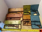 Vintage Marx miniature diecast gun lot! Shotgun, Luger, 1911, 357, springfield.