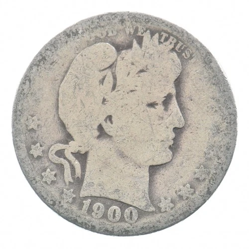 BETTER 1900-O Liberty Barber 90% Silver US Quarter *158