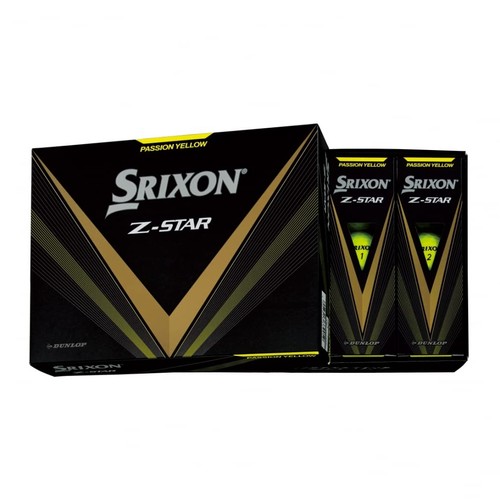 DUNLOP SRIXON Golf Ball SRIXON Z-STAR Sleeve (3 pieces) (Yellow/FF/Men's) - Picture 2 of 4