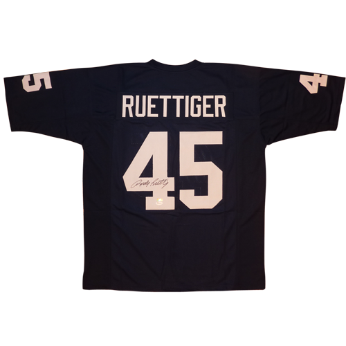 Rudy Ruettiger Autographed Signed Notre Dame (Navy Blue #45) Custom Jersey - JSA 