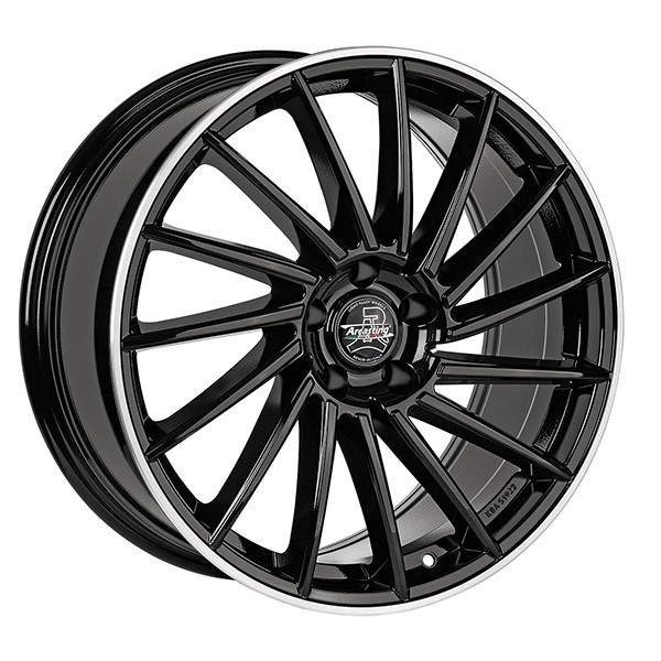Alufelge Arcasting Gotica Fur Audi A6 Avant 8.5X20 5X112 Black Lip Polished 7DB-image