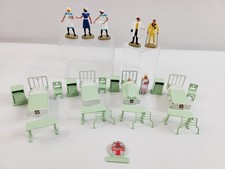 Britains Hospital Ward Four Beds With Accessories Missing One Piece US Seller